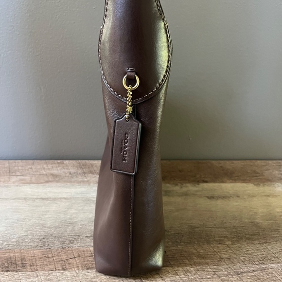 Coach Brooklyn Shoulder Bag 28 in Maple - Picture 6 of 14